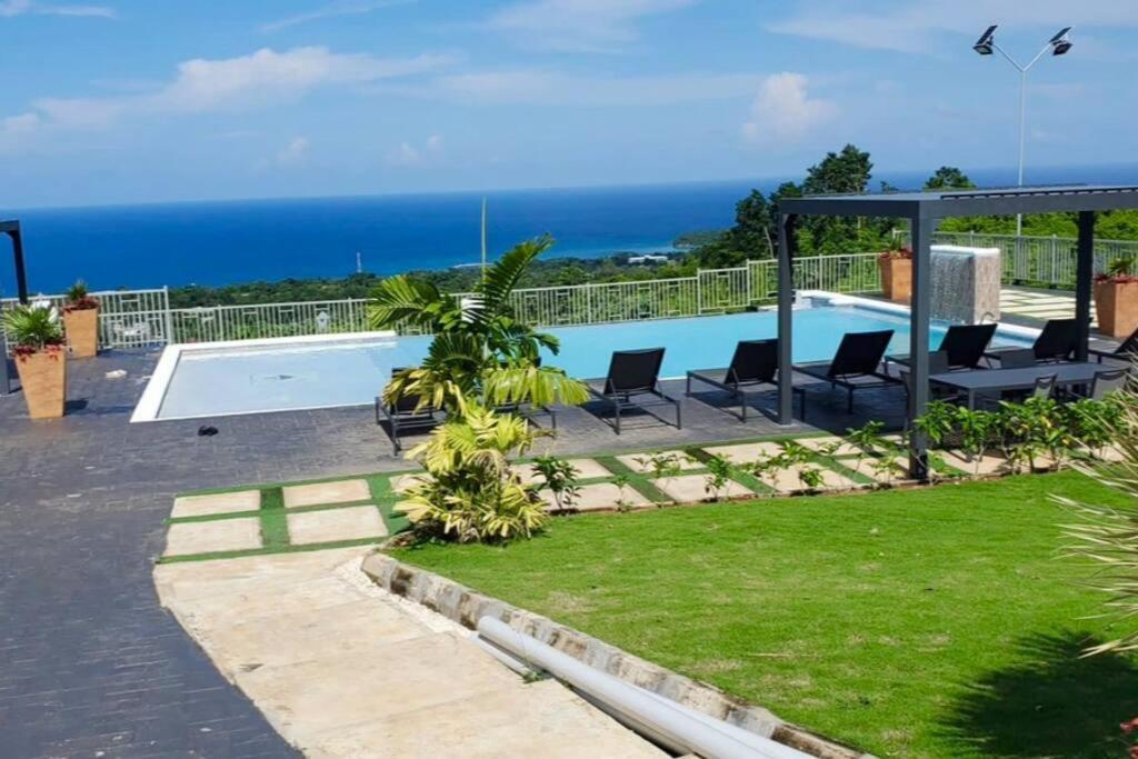 Villa La Rosa With Spectacular View Of Очо-Риос Экстерьер фото